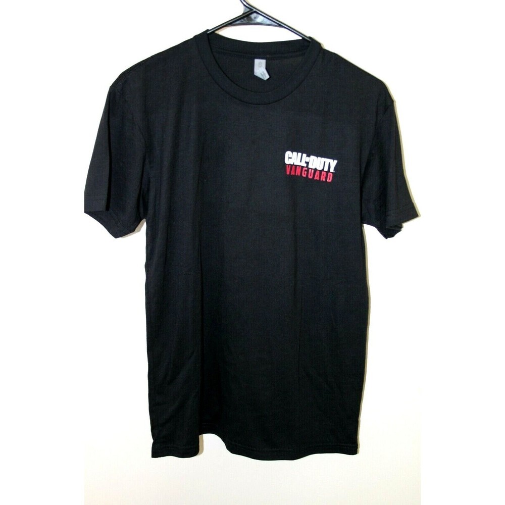 Next Level Call Of Duty Vanguard T-Shirt Men PS4 Xbox Black Ops Size S Black EUC